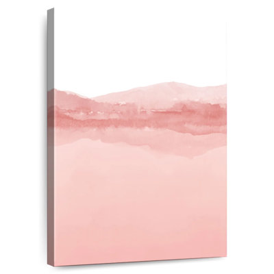 Aquarelle Avery II, nuances de rose I