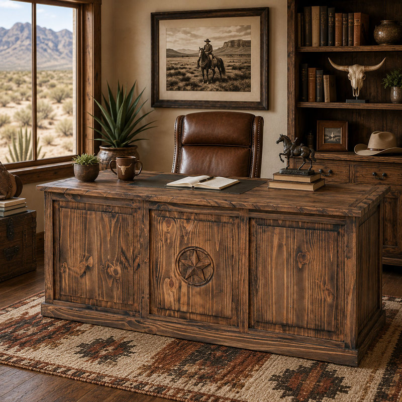 Bureau de direction Maverick Rope & Star