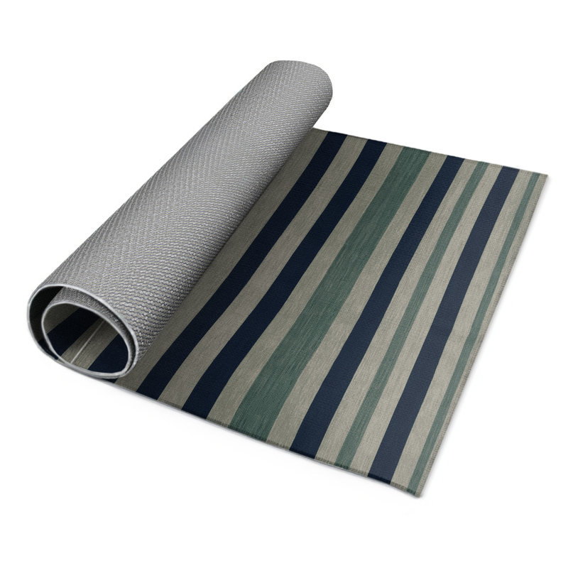 Tapis intérieur / extérieur brun HorizontalStripes