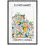 Œuvre d'art classique «Toronto Canada, vert, orange, rose, bleu, marché aux fleurs, nature, chic» sur-99142320-99142321