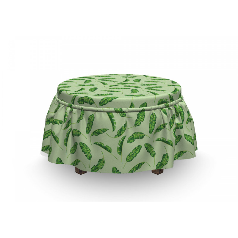 Box Cushion Ottoman Slipcover