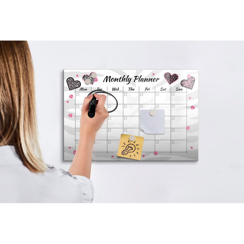 Magnetic Glass Dry Erase Board