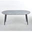 Table extensible multifonctionnelle - Plateau en MDF et pieds en métal, pour la salle à manger / bureau / salon-64855466-64855469