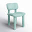 Chaise d'appoint en velours Baldes Performance-2029107379