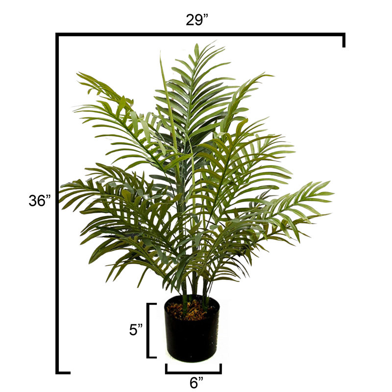 36'' Faux Palm Tree in Pot