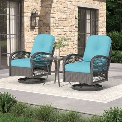 2 - Person Patio Conversation Set with Cushions