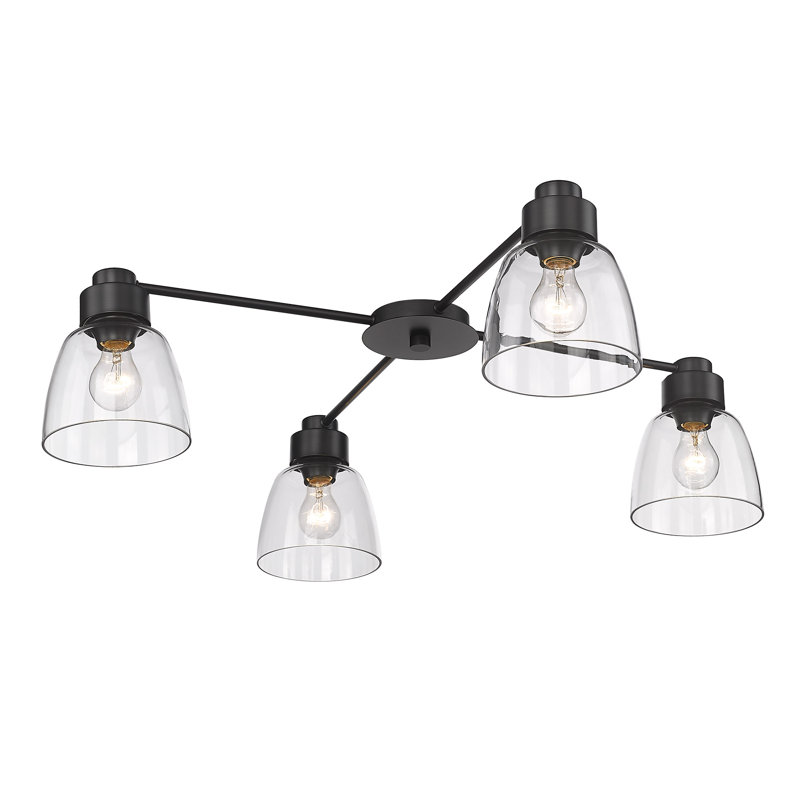 Plafonnier encastré 4 lumières 35,875 po Remy