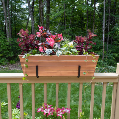 Pot à fleurs en acier galvanisé Paxtang
