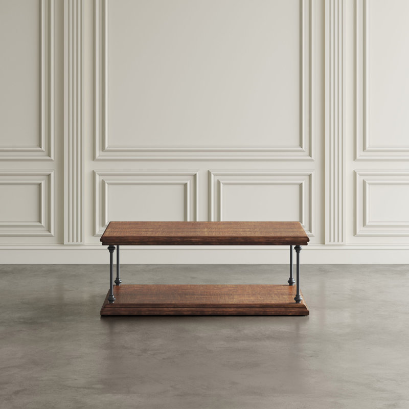 Jiyana Solid Wood Top Coffee Table