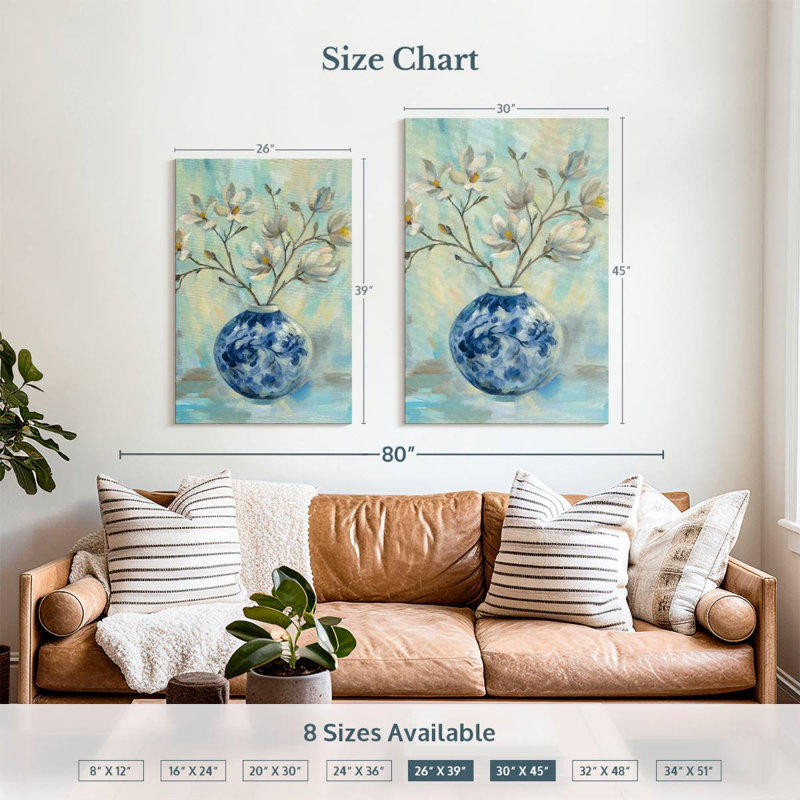Harnek Chinoiserie And Branches, 39" H x 26" W