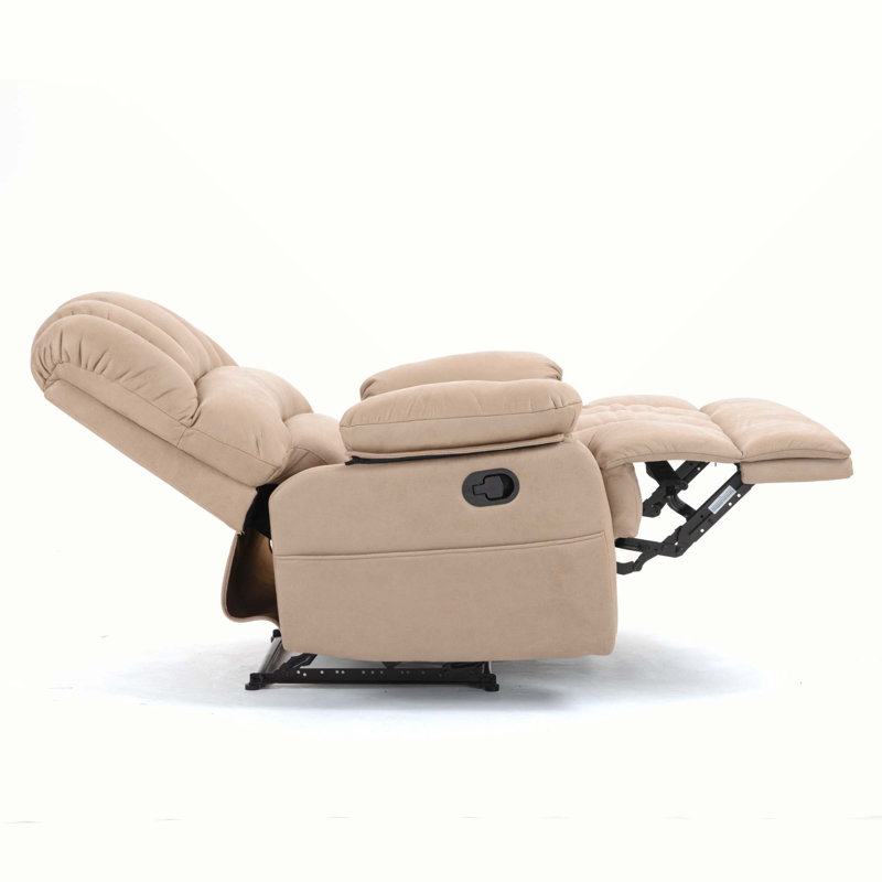 Fauteuil inclinable Waynette, Tissu jaune