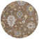 Washable Damask Indoor / Outdoor Rug
