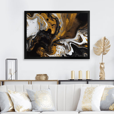 «Goldscape», impression sur toile