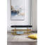 Banc de rangement en velours Rosheda-983446016