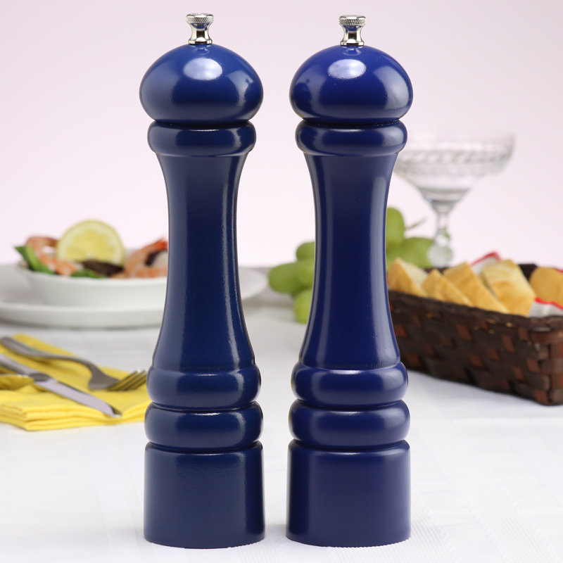 Chef Specialties Imperial Salt and Pepper Grinder Set, Cobalt