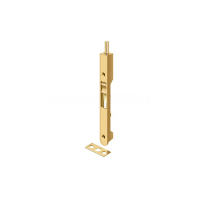 Boulon affleurant 7 po Deltana 7FBRCR003; robuste; finition laiton à vie