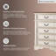 Commode 5 tiroirs Heraldas