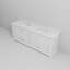 84 po X P 22 po Meuble-lavabo double 4 portes avec plateau en marbre D-710337267