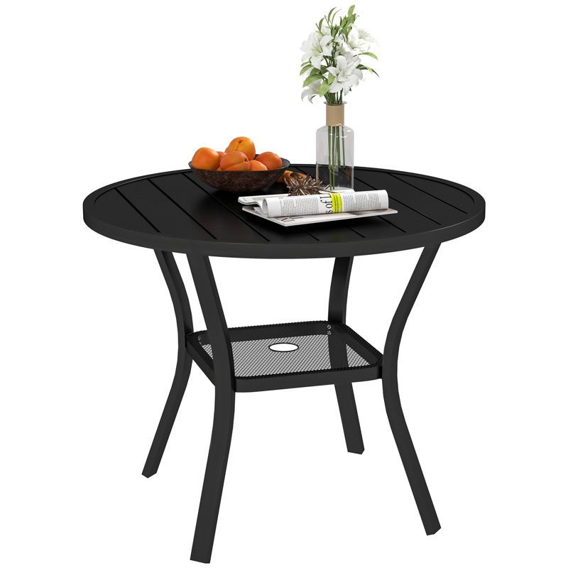 Round 4 - Person 90Cm L Outdoor Table