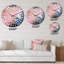 Marjani - Horloge murale peinture abstraite-349804200