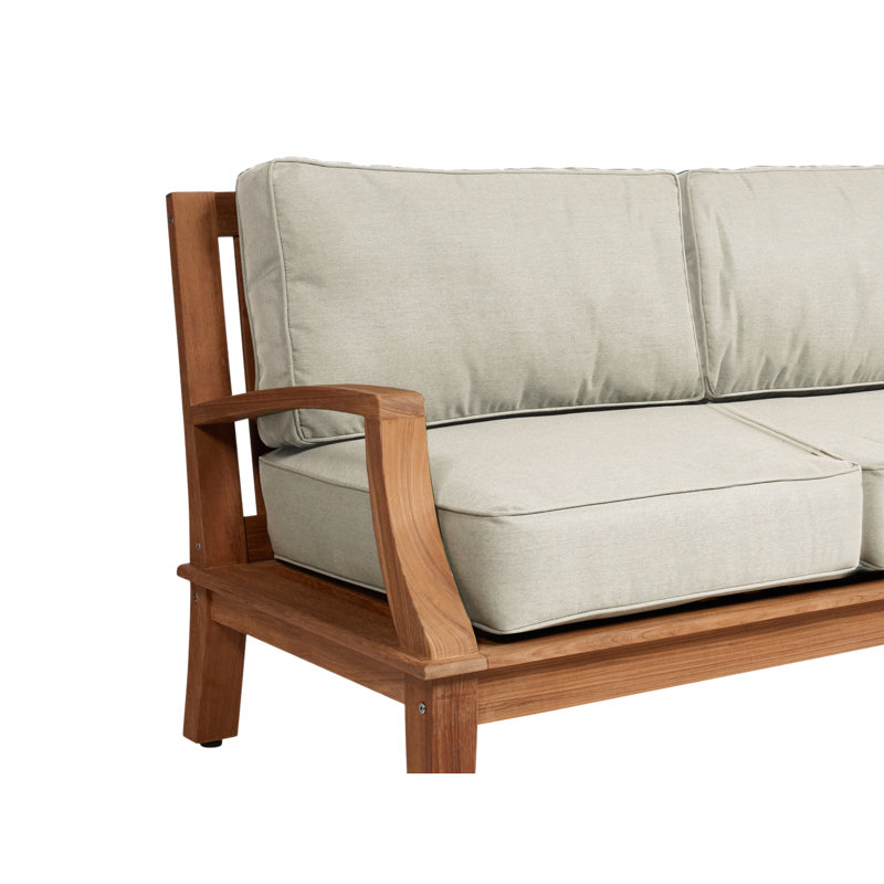 Grande Patio Sofa with Sunbrella Cushions, Fawn