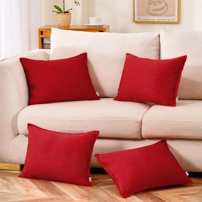Coussin décoratif en velours