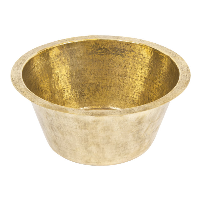 Terra Firma 16'' Polished Brass Round Single Bowl Bar Sink
