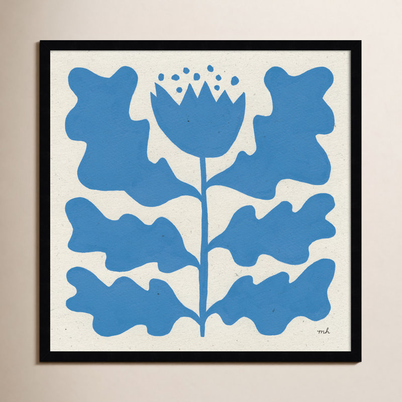 Delighted par Moira Hershey - impression encadrée, Blanc, L 25 po x H 25 po