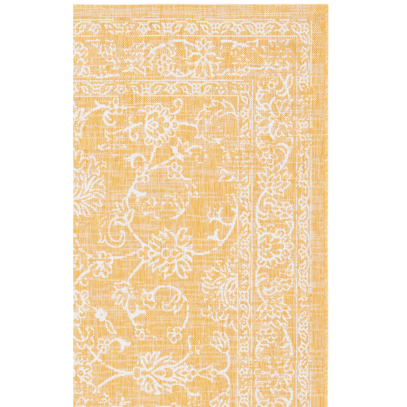 Cyrina Performance Oriental Indoor/Outdoor Area Rug, Rectangle 6'7" x 9'6"