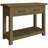 Almerton 2 Drawer Console Hallway Table With Open Shelf – Solid Reclaimed Natural Pine-89846848
