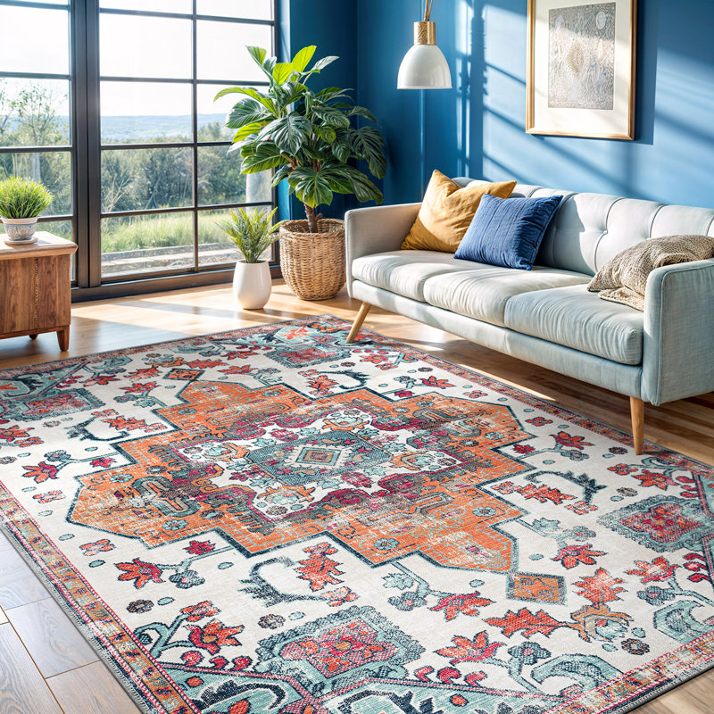 Tapis Koressa avec envers antidérapant, Rectangle 8 pi x 10 pi
