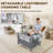 5 In 1 Pack And Play, 1 Step Opening Folding Baby Bassinet Bedside Crib, Portable Crib With Changing Table And Storage Bag, Music Box, Easy To Carry Playard For Newborn, Infant And Toddler