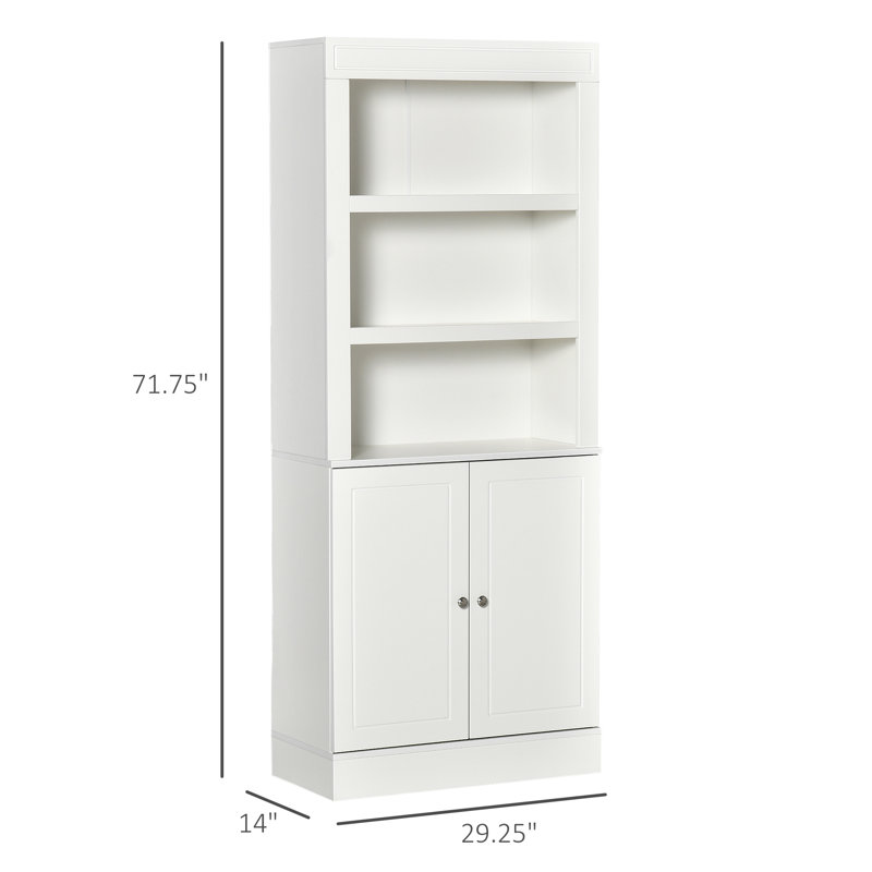 Garde-manger autoportant de 72 po Homcom, Blanc / Blanc