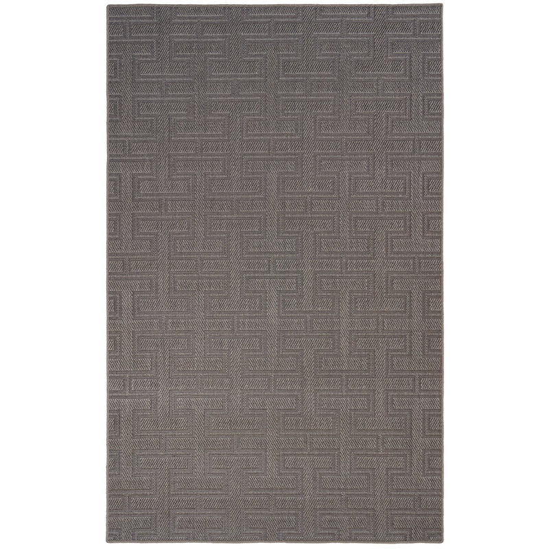 Jute/Sisal Geometric Indoor Rug, Rectangle 5' x 8'
