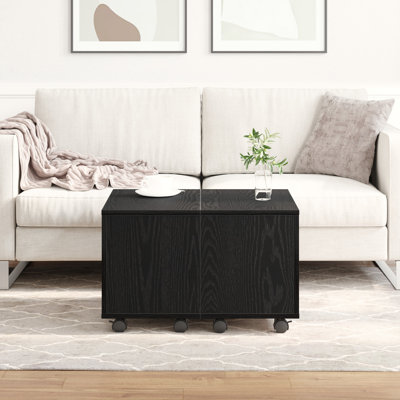 Godart Wheel Coffee Table with Storage
