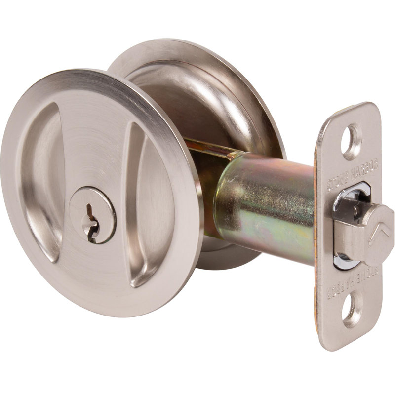 Serrure de porte ronde à serrure, fonction d'entrée à clé