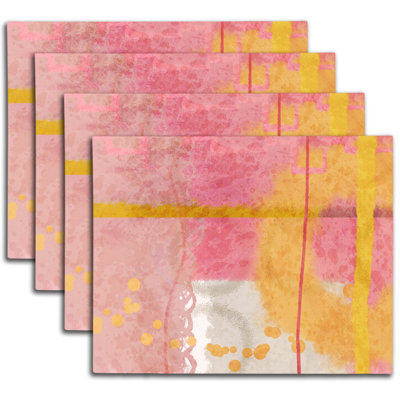 Napperon abstrait en polyester