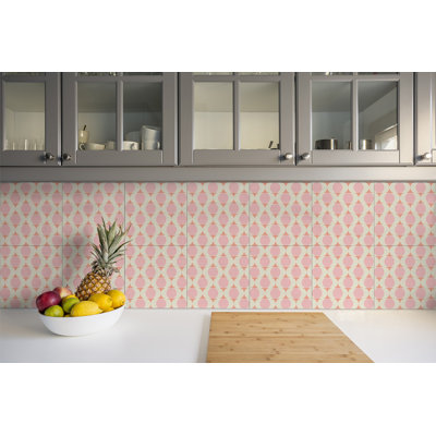 Khyrell 30cm W x 30cm L Vinyl Peel and Stick Field Tile
