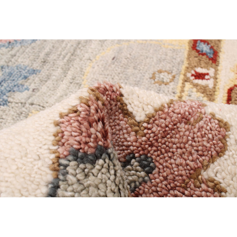 Tapis gris Jules Serapi 9 po 2 po x 11 po 10 po
