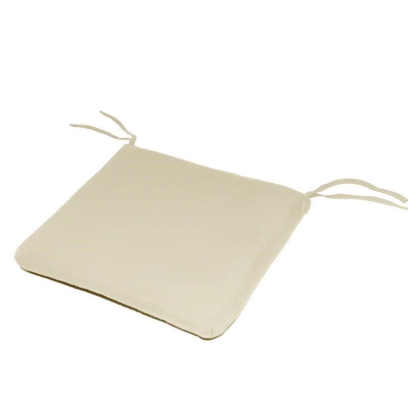 Rehm Sunbrella Outdoor Dining Chair Cushion, 20"W x 18"D, Canvas Canvas Sunbrella® Canvas