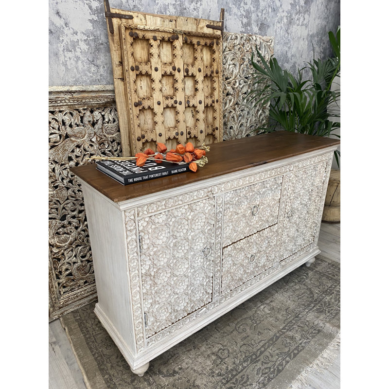 Amritha 148cm Solid Wood Sideboard