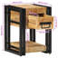 30cm W Solid Wood Bedside Table-1172788417