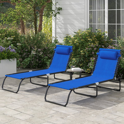 Briget 197cm Long Reclining Chaise Lounge Set