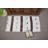 Authentic Turkish Door Mat with Striking Red, Cream, and Striped Design for Entryway Accent