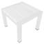 Ensemble de chaises longues d'extérieur inclinables 76 po Aynura - 3 chaises longues en aluminium avec 3 tables d'appoint assorties, 5 positions réglables et roues cachées - Blanc-1441098954