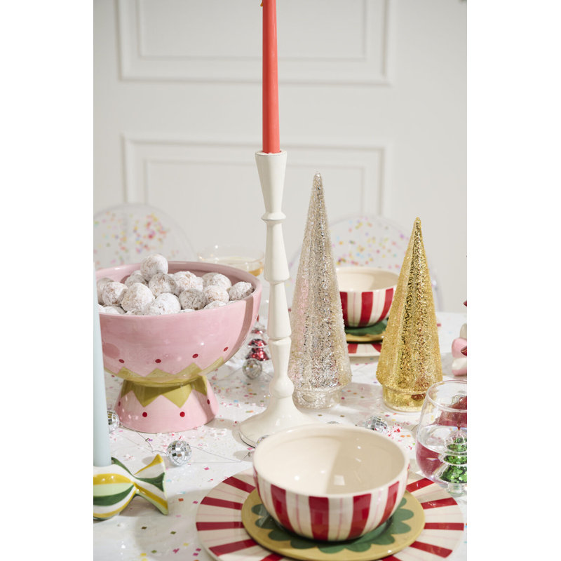 Candy Coated Candleholder 4"x 14"