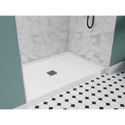 48'' W 32'' D Rectangular Triple Shower Base