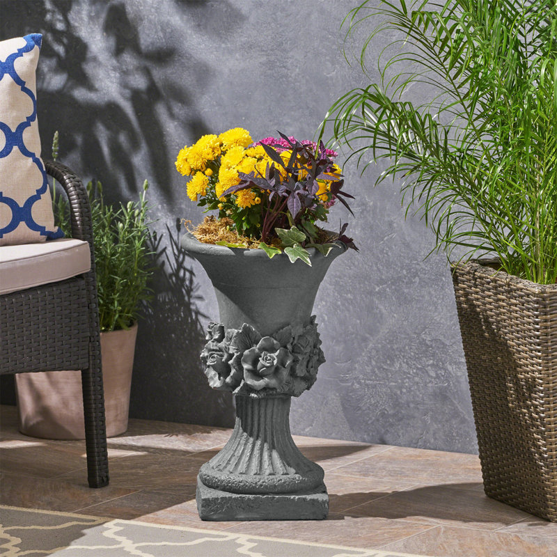 JARDINIER À JARDIN, Gris antique