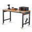 Workbench On Wheels Adjustable Height Table With Power Outlet & Pegboard-992693831