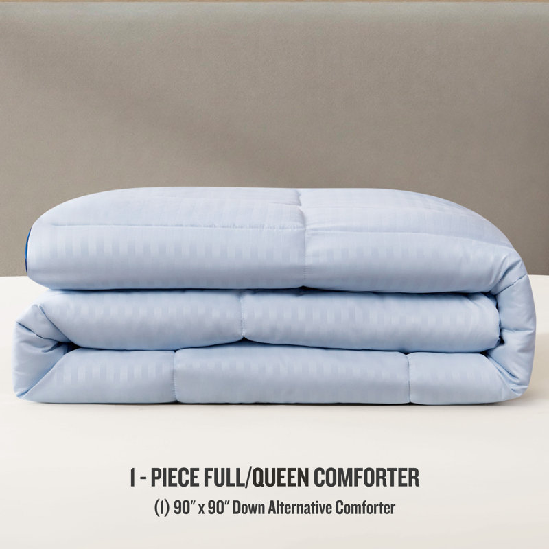 Champion Blue Cooling Down Alternative Comforters, Full/Queen
